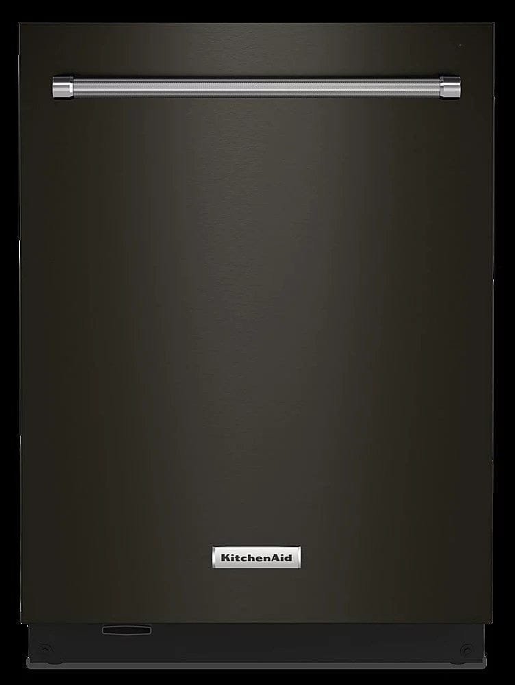KitchenAid – Top Control Built-In Dishwasher with Stainless Steel Tub, FreeFlex Third Rack, 44dBA – Black stainless steel