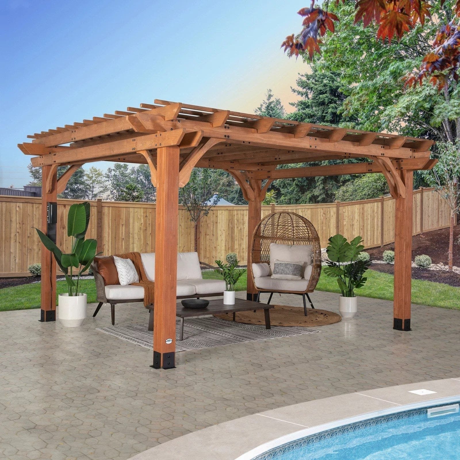 img-223.jpg 14×12 Beaumont Pergola - Image 1
