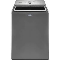 Maytag – 4.7 Cu. Ft. 11-Cycle High-Efficiency Top-Loading Washer – Metallic slate
