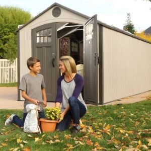 20 ft. W x 8 ft. D Plastic Storage Shed - Image 5