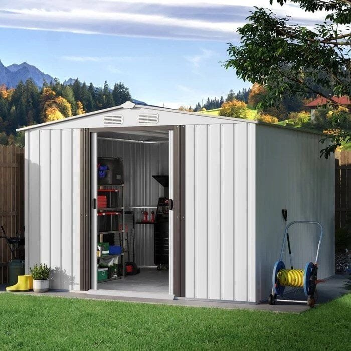 img-509.jpg 8ft. W x 8ft. D Metal Storage Shed - Image 1