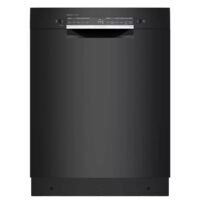 Bosch 300 Series 24″ Black Built in Dishwasher